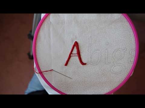 Beginner Satin Stitch Embroidery Tutorial