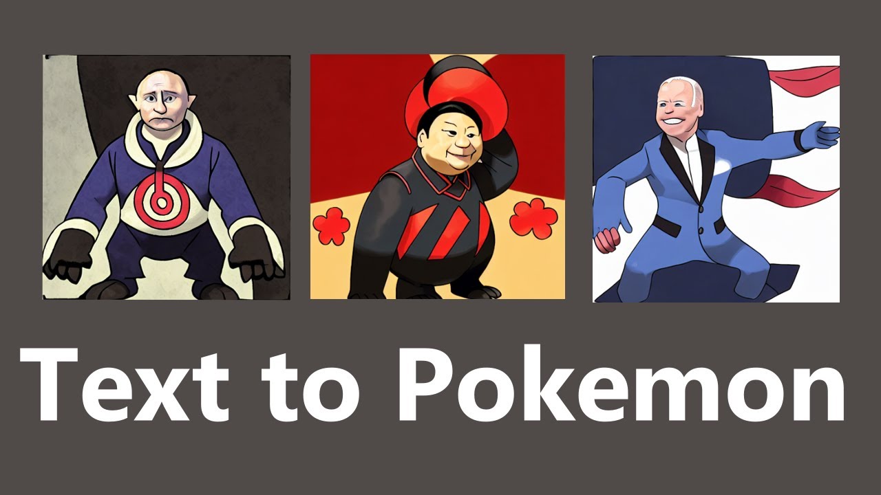 How to use Stable Diffusion to generate new Pokemon | online, no install required