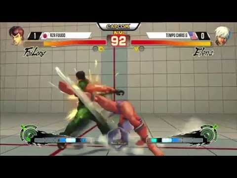 Fuudo (Fei-Long) vs Chris G (Elena) - Final Round 18 USF4 - 720p 60fps