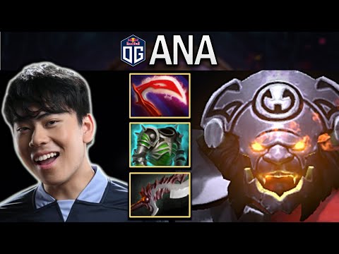 OG.ANA SMURF AXE WITH 28 KILLS - DOTA 2 7.29 GAMEPLAY