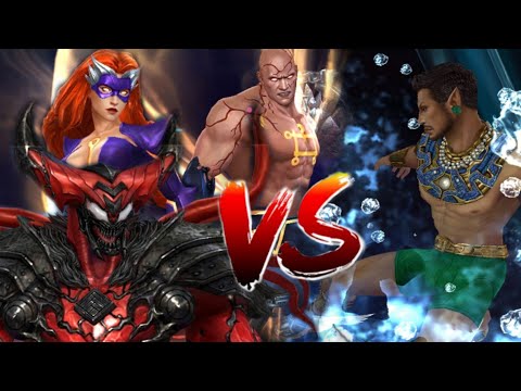 NAMOR vs TRIPLE SWAP | COMBAT VILLAIN ABX Comparison | PARALYZE | MARVEL FUTURE FIGHT | MFF