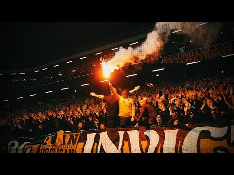 AIK - Hammarby IF 2-0 (2015-05-04) Derby, Tifo, Pyro