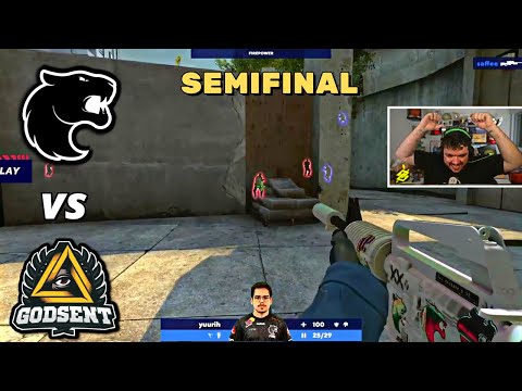 SEMIFINAL PEGOU FOGO! Furia vs GODSENT BLAST Premier - CSGO HIGHLIGHTS