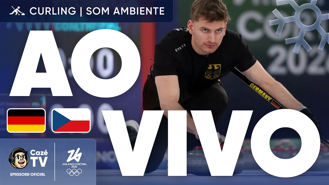 AOI VIVO (SOM AMBIENTE): CURLING | OLIMPÍADAS DE INVERNO 2026 | ALEMANHA X REPÚBLICA TCHECA