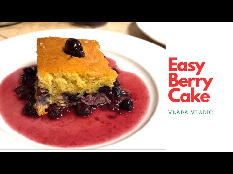 EASY BERRY CAKE - all natural ingredients
