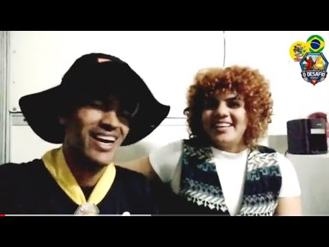 Rayssa Andreoli e seu esposo Leandro  Campori  o Desafio