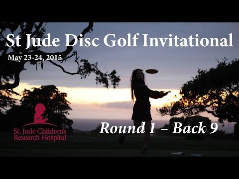 The Disc Golf Guy - Vlog #291 - St Jude Disc Golf - Gibson, McMahon, Ulibarri, Musick - Round 1 B9