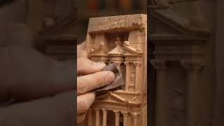 Petra Was Hidden Inside This Rock! 🏛️🪨🔥 #Shorts #petra #jordan #ytshorts #viral #satisfying