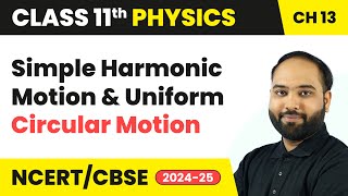 Simple Harmonic Motion and Uniform Circular Motion - Oscillations | Class 11 Physics Ch 13 | CBSE
