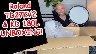Video thumbnail for Roland TD27KV2 & KD 180L UNBOXING! by 💎 Trendy Treasure Hunter 💎