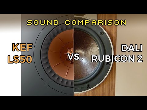 KEF LS50 vs Dali Rubicon 2 (5-song comparison)