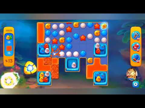 фишдом 2022  #  10925 уровень - прохождение без бустеров # Fishdom,   10925  level - no Boosters.