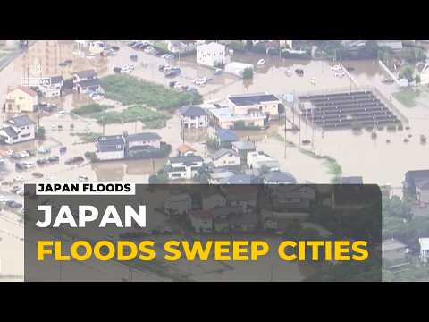 Japan flooding: At least four people dead after torrential rain