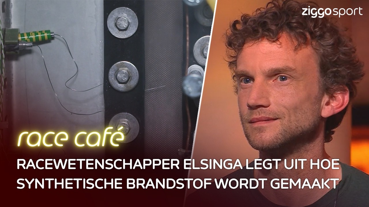 Elsinga: 'Deze brandstof wordt gemaakt op basis van lucht en water.' 🏎️ | Race Café 10/04/2026