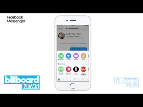 Facebook Adds Spotify Bot to Messenger, Says Apple Music is Coming 'Soon' | Billboard News