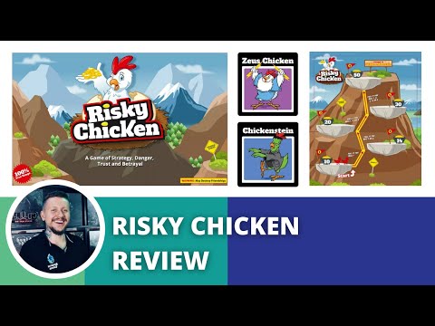 Risky Chicken REVIEW. Party game for greedy chickens.