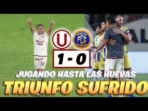 UNIVERSITARIO VENCIÓ 1 A 0 A FC CAJAMARCA 💪🏻| GOLAZO DE ALZUGARAY 👀🔥 | ABRAZO ENTRE BARCOS Y VALERA