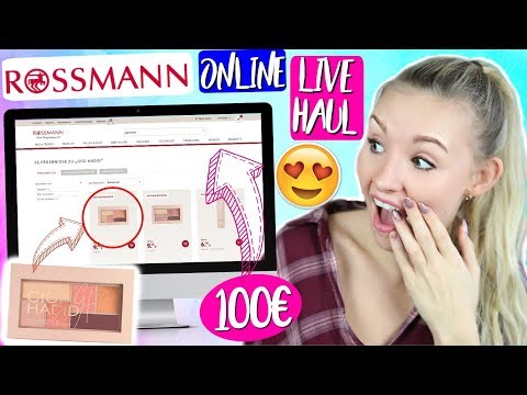 XL ROSSMANN ONLINE LIVE HAUL! IHR BESTIMMT & GEWINNT!