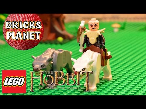 Attack of the Wargs 79002 LEGO The Hobbit - Review, Stop Motion, Time-Lapse Build