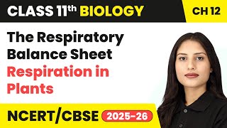 The Respiratory Balance Sheet - Respiration in Plants | Class 11 Biology Chapter 12 | CBSE 2024-25