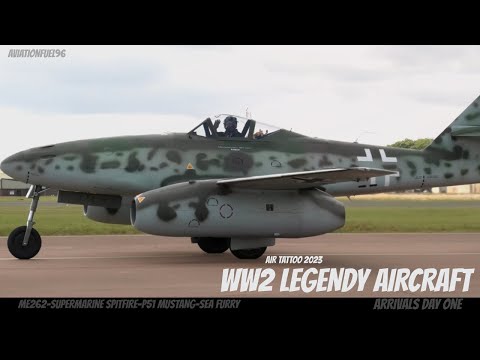 LEGENDS OF WW2 ￼AERIAL COMBAT - AIR TATTOO ARRIVALS 2023