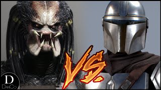The Mandalorian (Star Wars) VS Predator  BATTLE AR