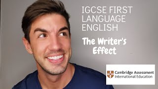 iGCSE First Language English - How to get top marks for the Writer