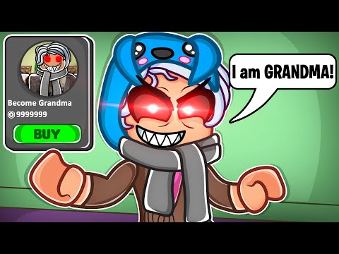 Becoming MY WEIRD STRICT GRANDMA In ROBLOX!