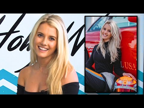 Racecar Driver Lindsay Brewer Hits The Beach