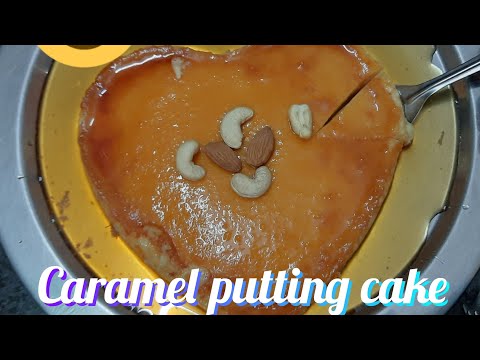 #caramelputtingcake 3 ingredients//caramel putting cake receipe