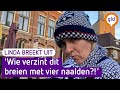 Linda breekt UIT! #30 Grolse wanten breien voor het openlucht museum | Omroep Gelderland