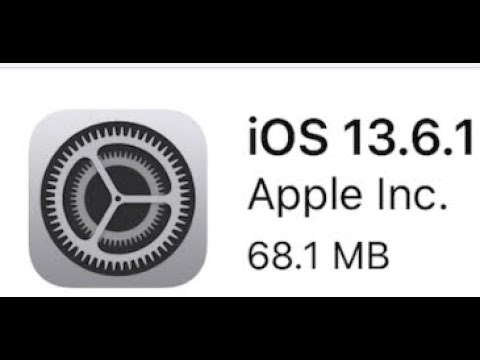 iOS/iPad OS 13.6.1 Released!