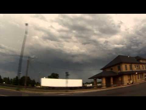 Lightning storm caught on film with a GoPro camera