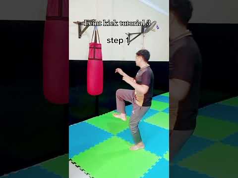 Feint kick tutorial 3 #shortvideo #karate #taekwondo #mma #kickboxing #shorts