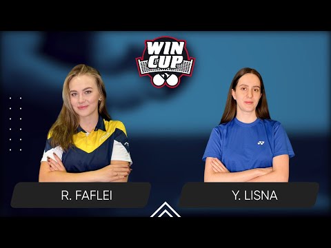 15:30 Romaniia Faflei - Yaroslava Lisna 01.03.2025 WINCUP Women Professional. TABLE 1