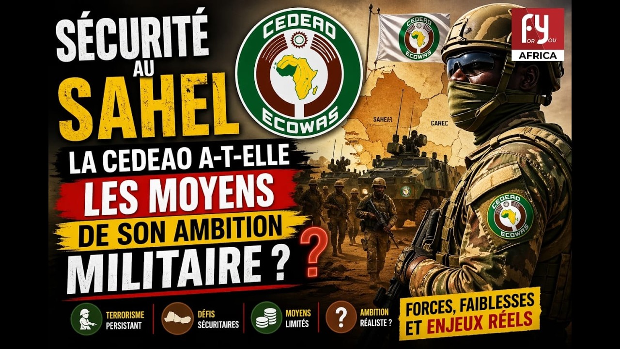 SÉCURITÉ AU SAHEL : LA CEDEAO A-T-ELLE LES MOYENS DE SON AMBITION MILITAIRE ?