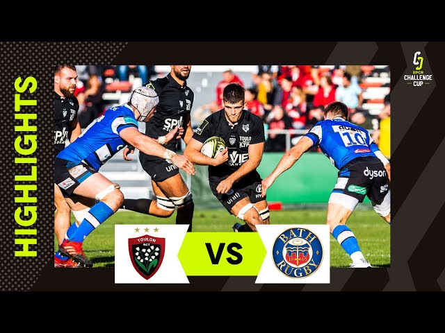 Highlights - RC Toulon v Bath Rugby - Round 2 | EPCR Challenge Cup 2022/23