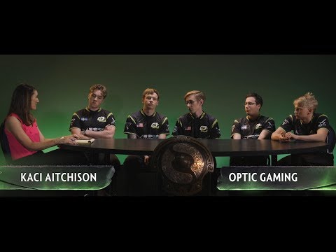 TI8 OpTic Gaming Interview with Kaci