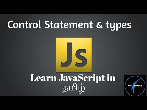Javascript Control Statements Javascript Tutorial In Tamil Info Simple