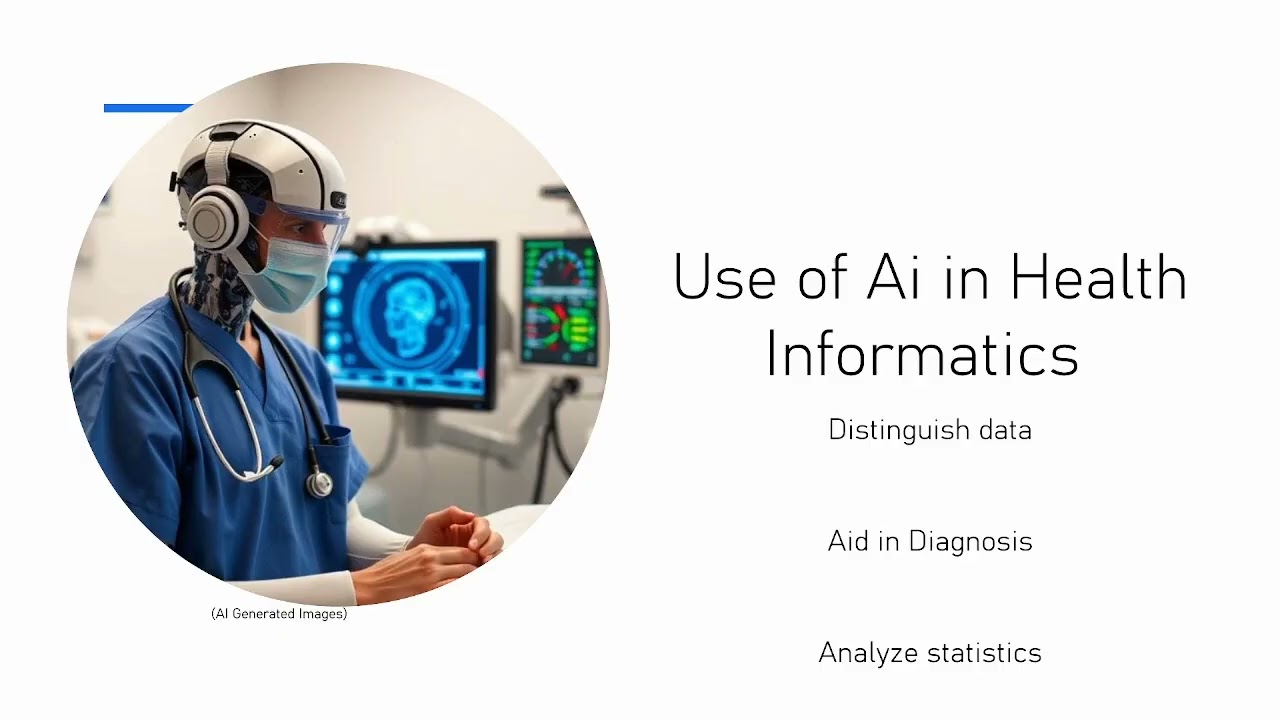 Health Informatics Full Presentation - Use of AI and Machine Learning in Health Informatics