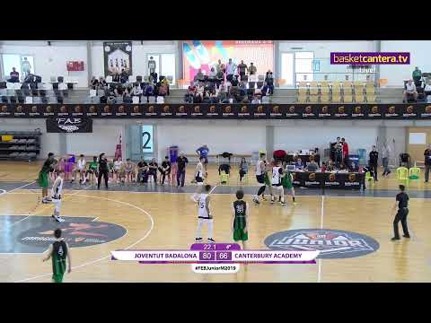 U18M -JOVENTUT BADALONA vs CANTERBURY ACADEMY - Cpto. España Junior. Zaragoza 2019