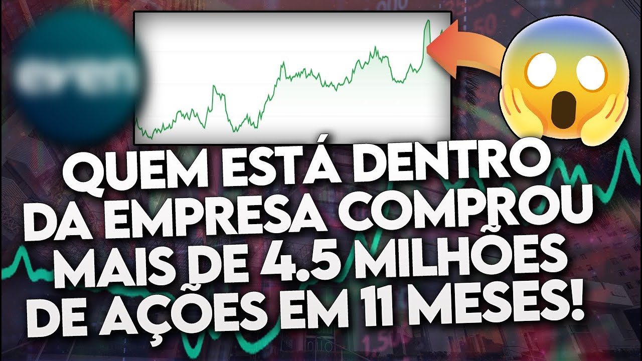 5 AÇÕES que os DONOS e DIRETORES estão COMPRANDO! (Os INSIDERS estão OTIMISTAS?) - TOP 5