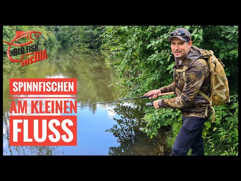 Angeln mit Christian am kleinen Fluss - Mit Spinner geht immer?