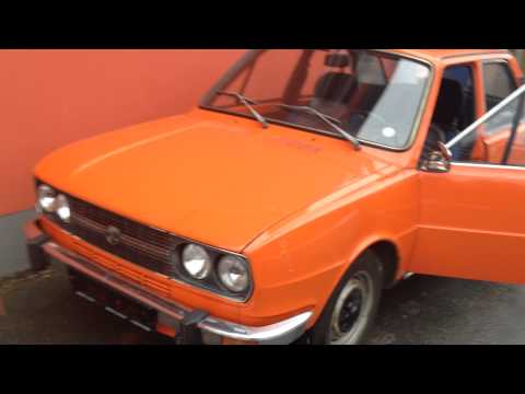 Skoda 120 LS motorsound und Innenraum