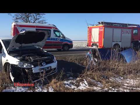 8.02.2019 Dąbrowa, Nowosiedlice - wypadek