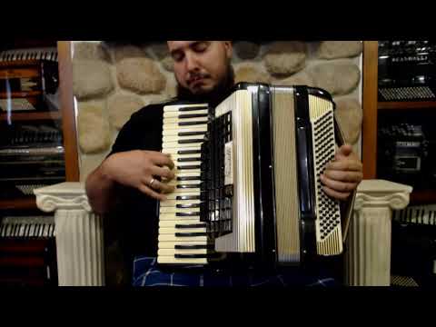 3526 - Black Gold Scandalli Piano Accordion LMH 41 120 $1299