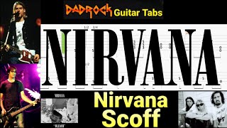 Scoff - Nirvana - Guitar + Bass TABS Lesson