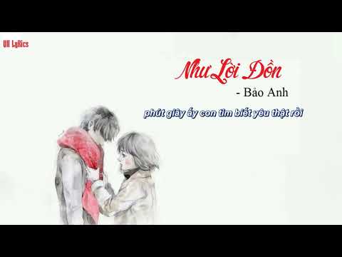 [ MV Lyrics ] NHƯ LỜI ĐỒN - Bảo Anh