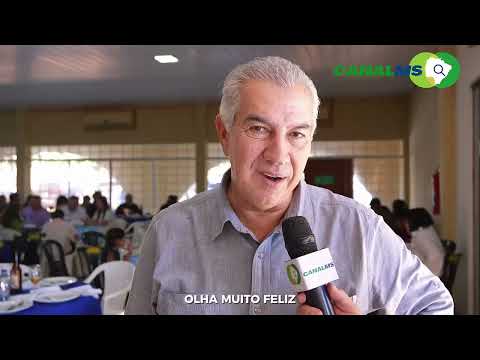 Reinaldo Azambuja participa das comemorações pelos 38 anos de Sonora-MS