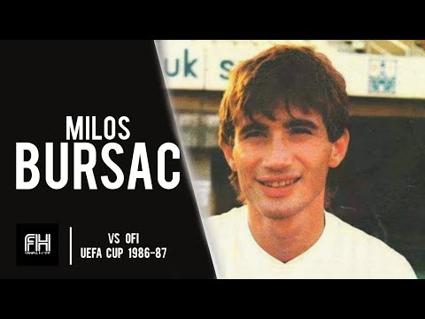 Milos Bursac ● Goals and Skills ● Hajduk Split 4-0 OFI ● UEFA Cup 1986-87